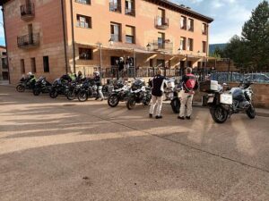 Grupo de motos del Hotel